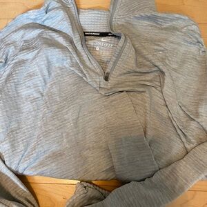 Nike Gray V-Neck Sweater